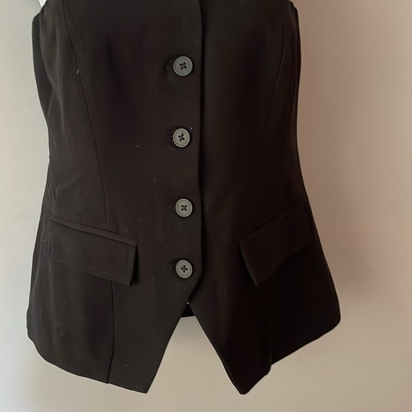 Wayf Black Strapless Button-Down Corset Top NWOT - Picture 5 of 12